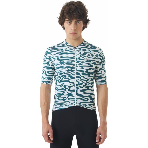 Zdjęcie: Café du Cycliste Laurette Koszulka Rowerowa z Krótkim Rękawem Mężczyźni - stars/dark sea