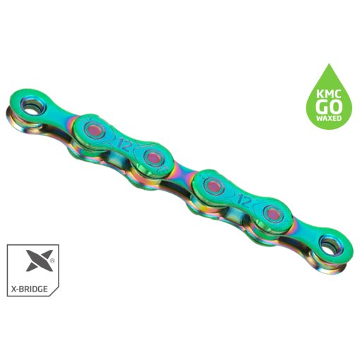 Immagine prodotto da KMC Catena - X - WAXED | 12 Velocità - aurora verde