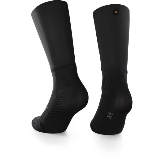 Chaussettes De Cyclisme Assos GTO - Noires - Taille 39-42 - Lot De 1 Paire - Neuf