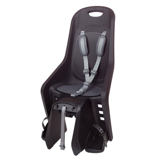 Photo produit de Polisport Siège Enfant Vélo Fixation sur le Porte-Bagages - Bubbly Maxi MIK HD - noir/gris foncé