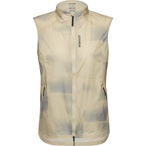 Picture of GOREWEAR Concurve Cloud Windbreaker Vest Women - mosaic_tech beige / lab gray BGBF