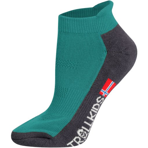 Foto de Trollkids Calcetines Niño - Hiking Low Cut II - Sea Green