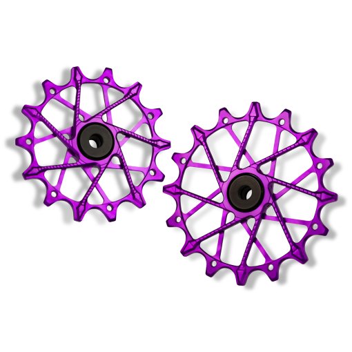 Immagine prodotto da Garbaruk Pulegge Cambio per Shimano | 14-16 denti | 12-velocità - lilla