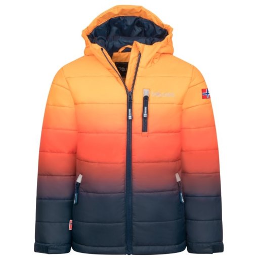Picture of Trollkids Hemsedal Snow Jacket Kids - Mango/Navy