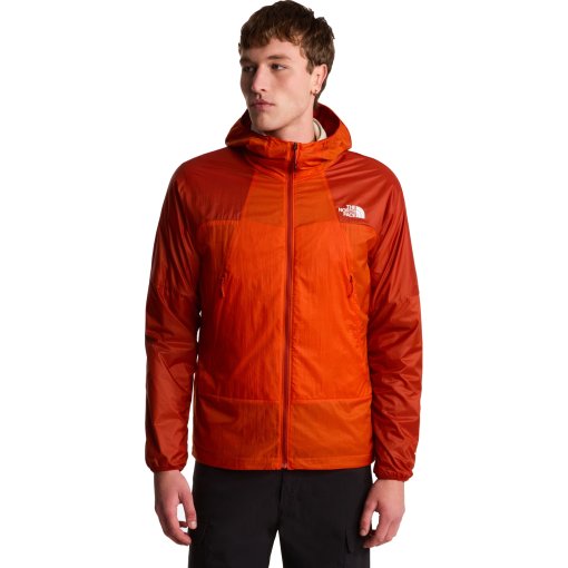 Productfoto van The North Face Ridgelite FUTUREFLEECE™ Windjas voor heren - Lava Red/Iron Clay