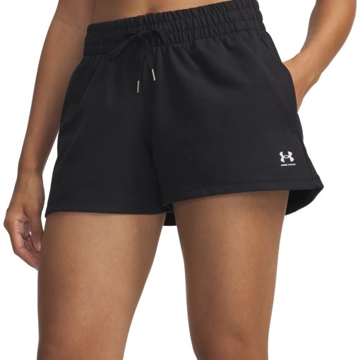 Produktbild von Under Armour UA Sport Terry Shorts Damen - Black/White