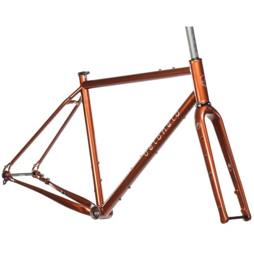 Produktbild von Veloheld iconX Rahmenset mit Carbongabel - 2026 - Marrakesh Brown