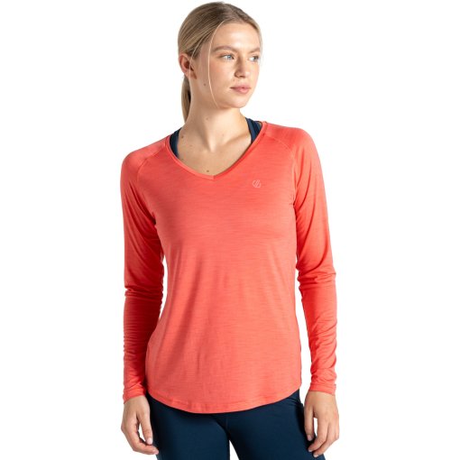 Foto de Dare 2b Camiseta de Manga Larga Mujer - Discern - 9JA Peach Bloom