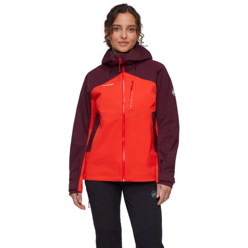 Foto de Mammut Chaqueta con Capucha Hardshell Mujer - Alto Guide - mammut red-vin
