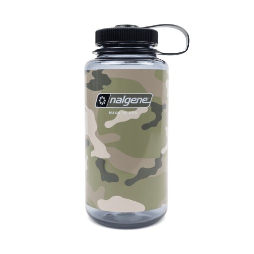 Foto de Nalgene Botella - Wide Mouth Sustain - 1L - camo print - gray black