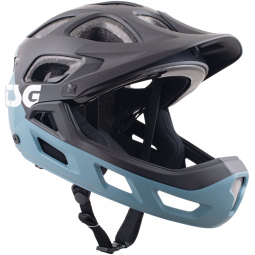 Productfoto van TSG Seek FR Graphic Design Helm - flow black-blue