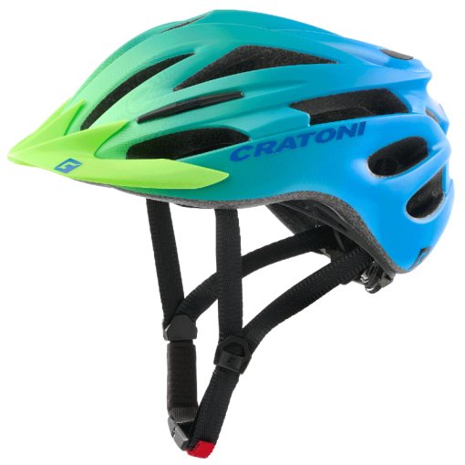 Foto de CRATONI Casco Bicicleta Juvenil - Pacer Jr. - green-blue matt