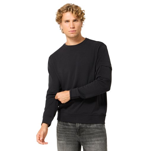 Produktbild von SUPER.NATURAL Alpine Brush Pullover Herren - Jet Black