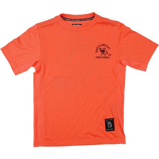 Foto de Troy Lee Designs Maillot de Manga Corta Niños - Skyline Ride - Peace &amp; Wheelies Melon