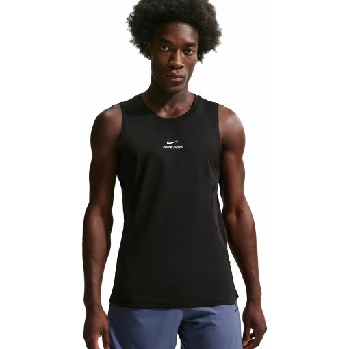 Photo produit de Nike Pro Dri-FIT Débardeur de sport pour hommes - noir/blanc IF2805-010