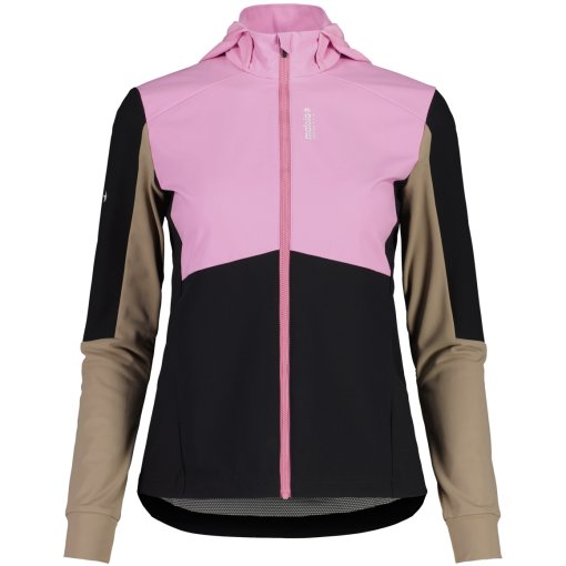 Foto de Maloja Chaqueta Híbrida Mujer - NeshaM. Nordic Softshell - deep black multi 8862