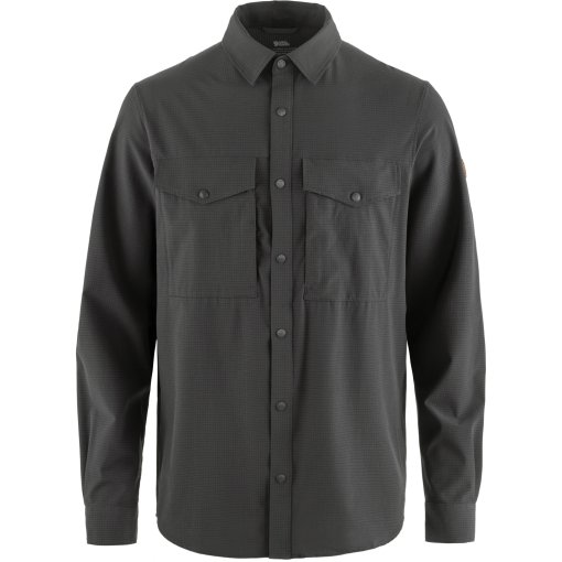 Foto de Fjällräven Camisa Manga Larga Hombre - Abisko Trekking - dark grey