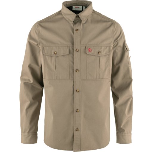 Picture of Fjällräven Singi Trekking Longsleeve Shirt Men - suede brown