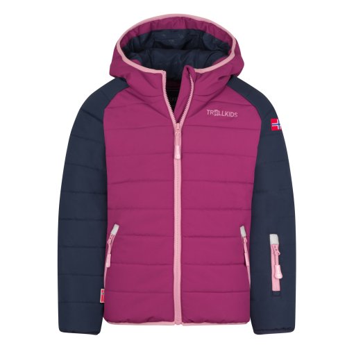 Foto de Trollkids Chaqueta Esquí Niño - Hafjell PRO - Navy/Plum/Mauve