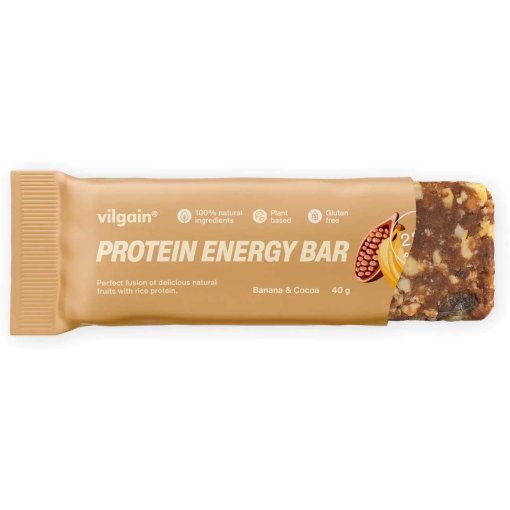 Productfoto van Vilgain Plant Protein Energy Bar - proteïne-reep - 25x40g