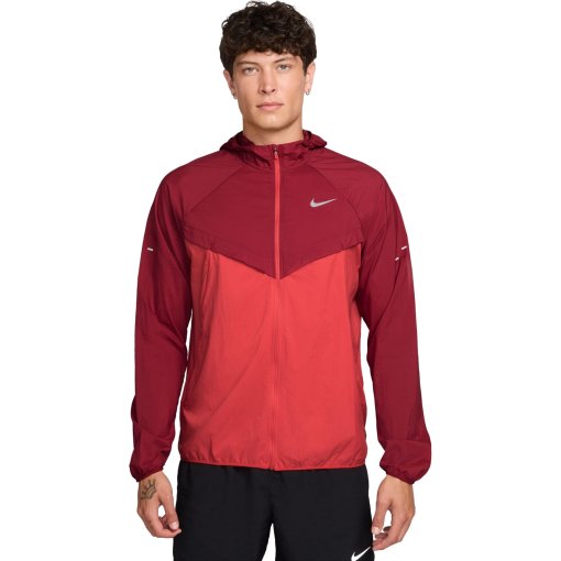 Produktbild von Nike Stride Repel UV Laufjacke Herren - team crimson/light crimson/reflective HV4548-614