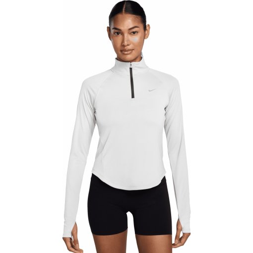 Produktbild von Nike Tempo Dri-FIT 1/4-Zip Laufoberteil Damen - white/reflective silver HV2852-100