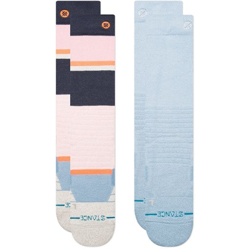 Foto de Stance Calcetines Unisex Pack de 2 - Powdered Mid Poly Snow - pinkfade