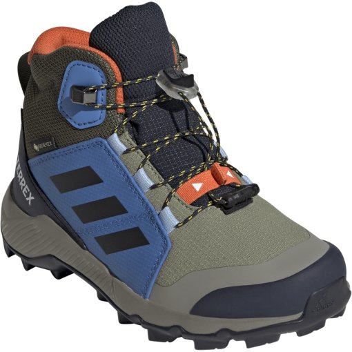 Produktbild von adidas TERREX Mid GORE-TEX Wanderschuhe Kinder - tencel green/core black/ray blue JR9071