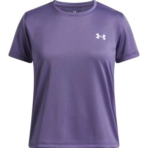 Produktbild von Under Armour UA Tech™ Kurzarm-Oberteil Mädchen - Purple Luxe/White