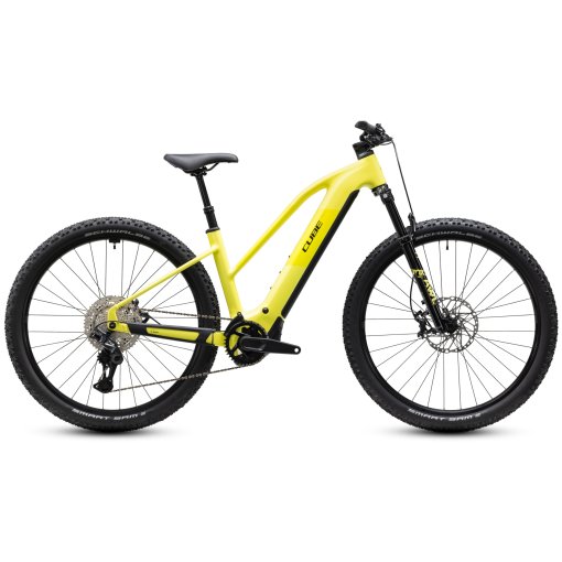 Picture of CUBE REACTION HYBRID Race 800 - Trapeze - Electric Mountain Bike - 2027 - bananasplit / black