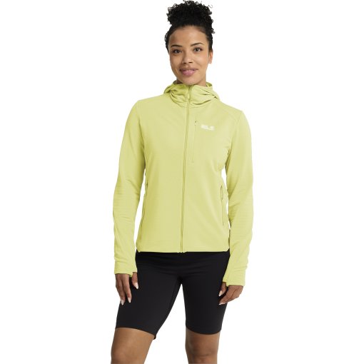 Photo produit de Jack Wolfskin Litestride Full Zip Veste à capuche pour femme - daisy