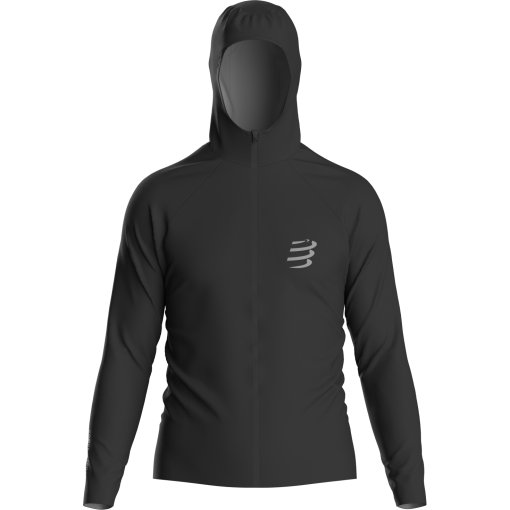 Slika izdelka Compressport Moška jakna Hurricane Waterproof 10/10 - black/reflective silver