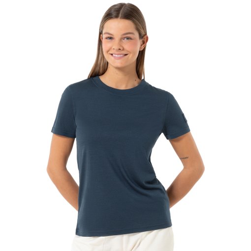 Foto de SUPER.NATURAL Camiseta Mujer - Casual Rib Bio - Blueberry