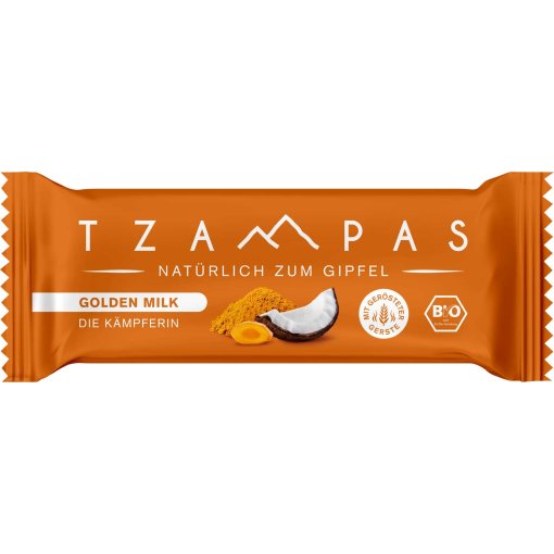Foto de TZAMPAS Barrita Energética BIO - Golden Milk - 40g