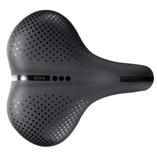 Selle San Marco Rolls Titanio Smooth Leather Saddle - black