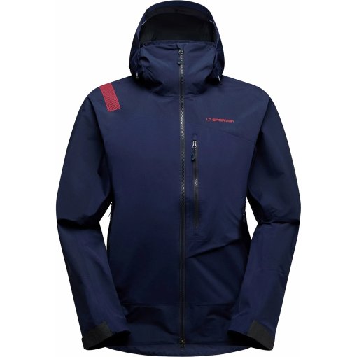 Foto de La Sportiva Chaqueta Hombre - Alpine Guide GTX - Deep Sea/Cherry Tomato