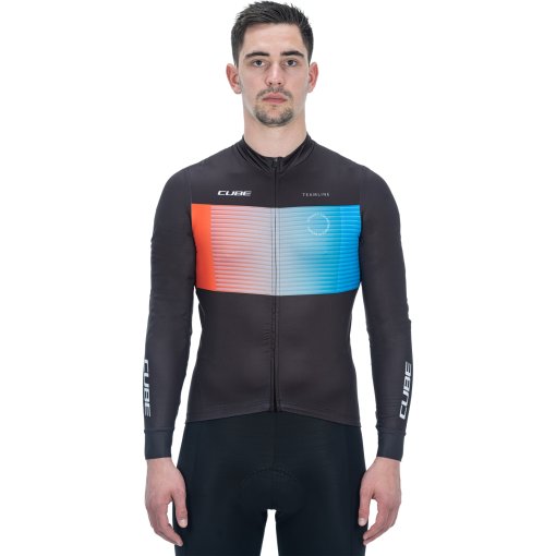 Immagine prodotto da CUBE Maglia a Maniche Lunghe Uomo - TEAMLINE - black&#039;n&#039;blue&#039;n&#039;red