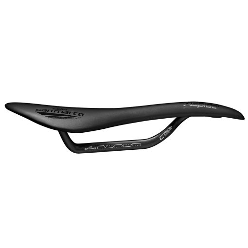 San Marco Aspide Short Open-Fit Comfort Dynamic Narrow Zadel Zwart