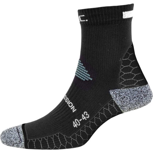 Produktbild von P.A.C. Original RN 6.2 Running Reflective Pro Mid Compression Socken Damen - Black