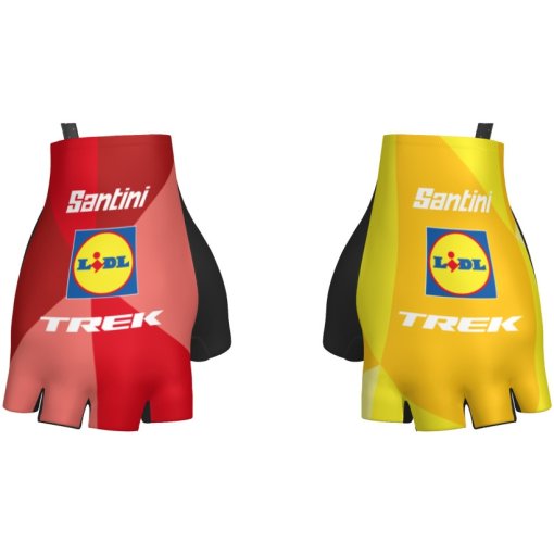 Productfoto van Santini Team Lidl-Trek 2026 Fan Line Fietsen handschoenen RE367CL26LT - print
