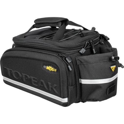 Top Case Vélo P2 18l Noir Fixation Porte Bagage  42x31x22cm  Fixa Porte Bagage 42x31x22cm Fixa