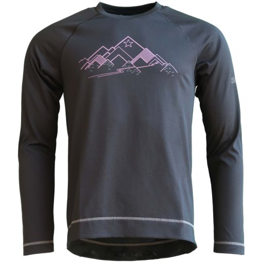 Picture of Zimtstern PureFlowz Eco Long Sleeve Shirt Men - Pirate Black