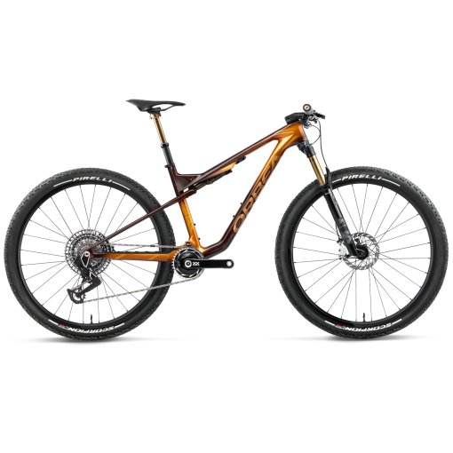 Produktbild von Orbea OIZ M-LTD - XX AXS - Carbon Mountainbike - 2027 - Caramel Carbon - Leo Orange (gloss)