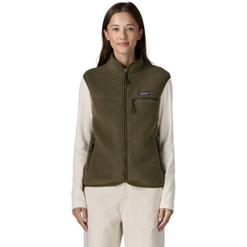 Foto de Patagonia Retro Pile Chaleco polar para mujer - Basin Green