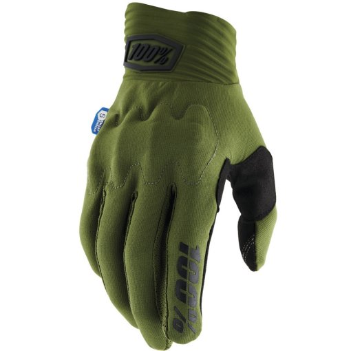 Foto de 100% Guantes - Cognito Smart Shock - army green/negro