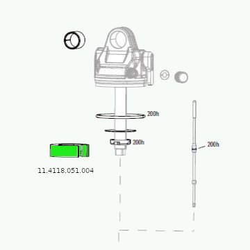Immagine prodotto da RockShox Volume Reducer Kit for SIDLUXE (2021) - 11.4118.051.004