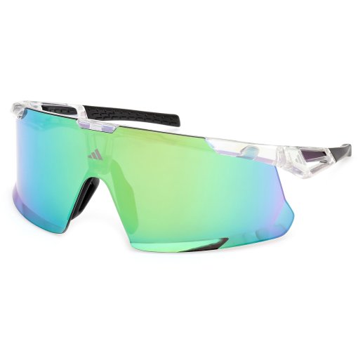 Produktbild von adidas Dunamis EVO SP0106 Brille - Crystal / Green Mirror
