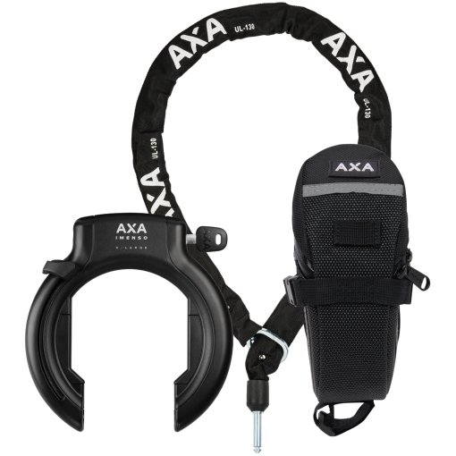 Foto de AXA Candado Cuadro Kit - Imenso X Large Retractable + ULC 130 cm+ Bag