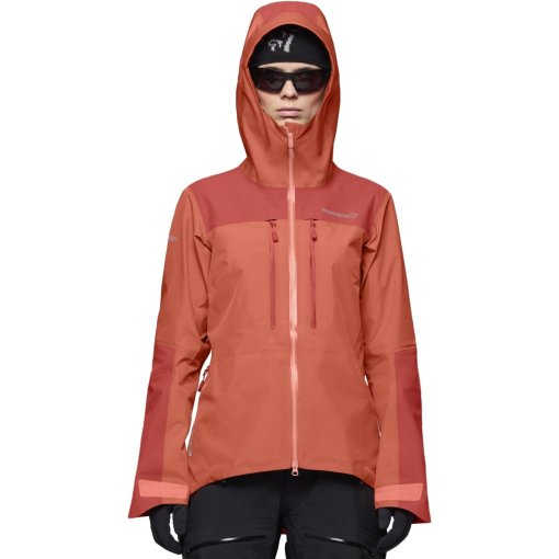 Produktbild von Norrona trollveggen Gore-Tex Pro light Jacke Damen - Deep Sea Coral/Baked Apple