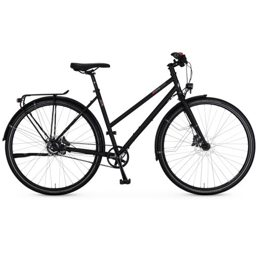 Immagine prodotto da vsf fahrradmanufaktur T-700 Disc Alfine - Bici da Trekking Donna con Trasmissione a Cinghia - 2026 - ebony matt